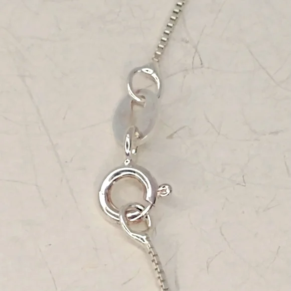 CLOSEOUT--Gorgeous CZ Solitaire necklace - Picture 5 of 5